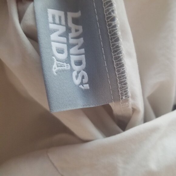 Land's End Organic Cotton Queen Sheet Set - Picture 1 of 4